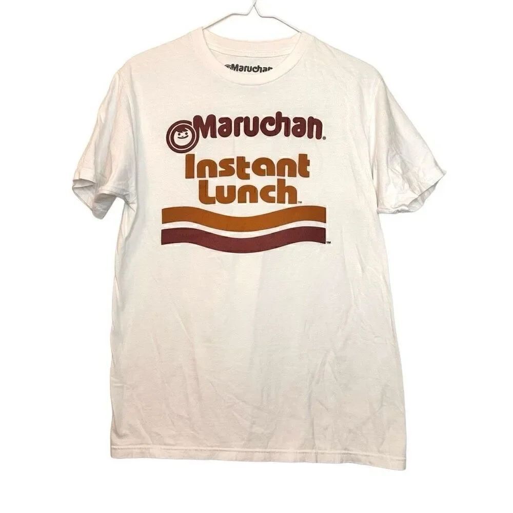 Maruchan Instant Ramen Lunch Short Sleeve Cotton Graphic T-Shirt White Medium